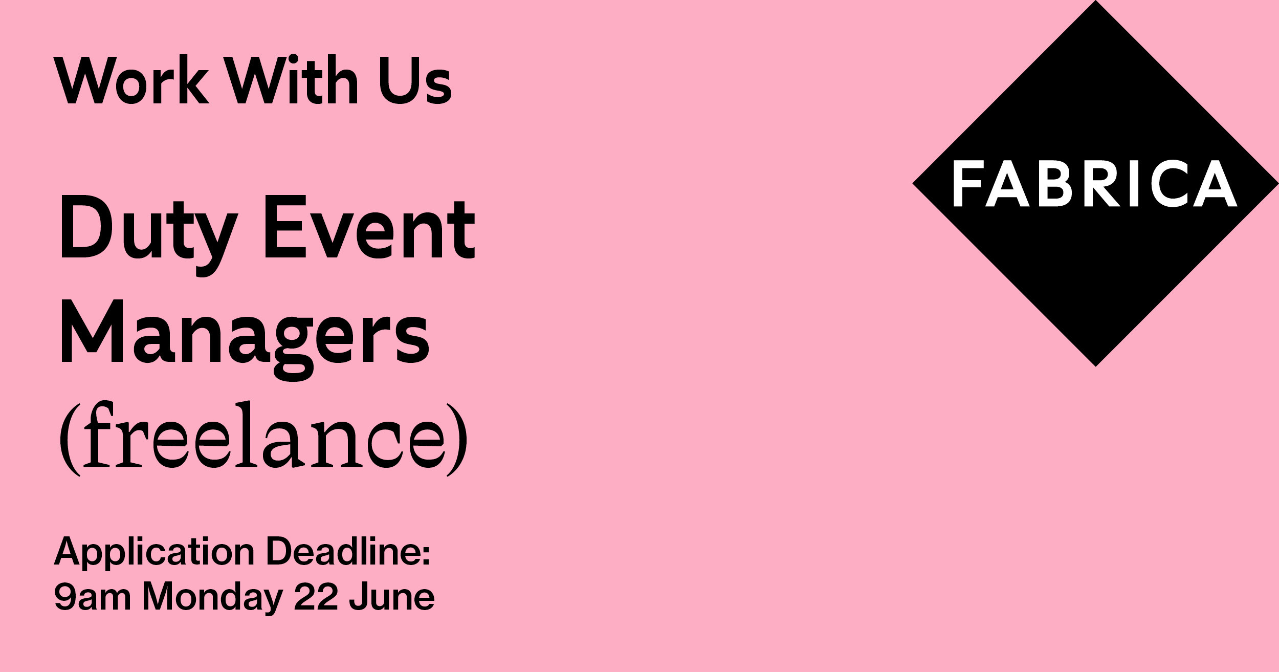 Event Managers FB job graphic