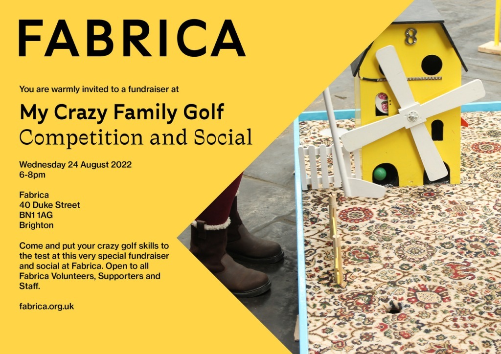 My crazy family golf fundraiser invite 1 w1024