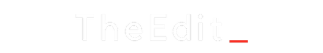 The Edit Logo White Red 3